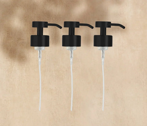 Foaming Wash Pumps for Glass Bottle (3 Pack)